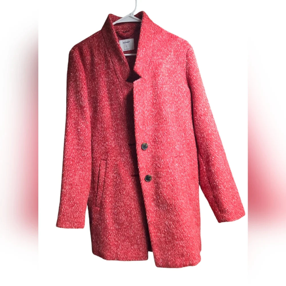 Red Women's Wool-Blend Coat - Akris Punto